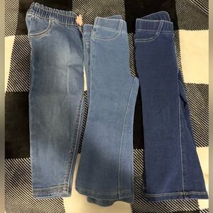 Kids Denim Jeans Set - Blue and Dark Blue